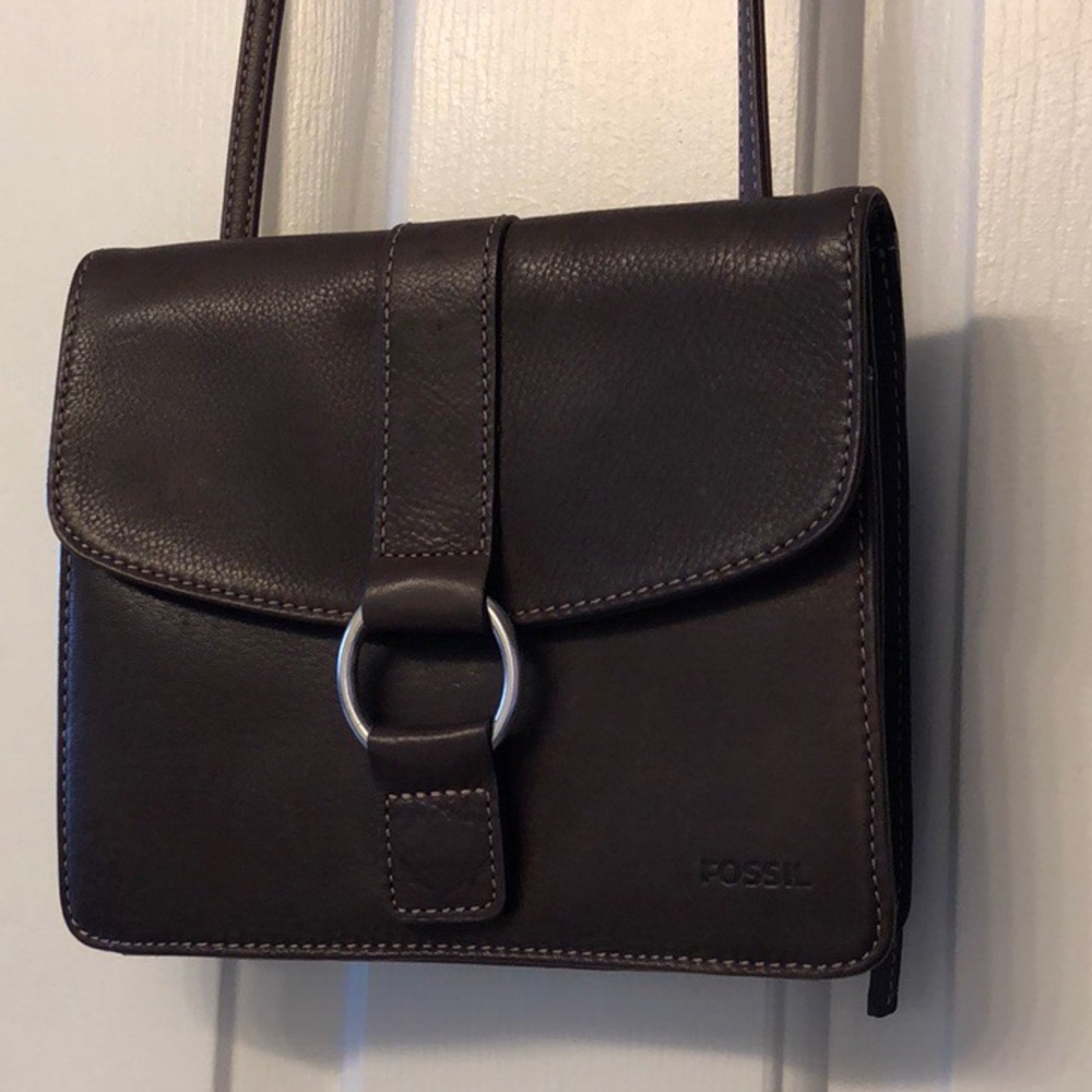 Fossil Leather Shoulder/Crossbody 💼